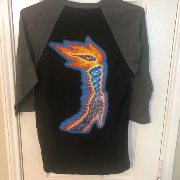 Tool Torch Raglan Band Shirt - Fear Inoculum Tour Los Angeles CA 2019 Size Small - Picture 2 of 3